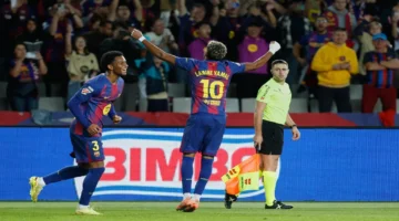 نجوم ملعب.. أبرز تقييمات لاعبي برشلونة عقب الانتصار على إلتشي